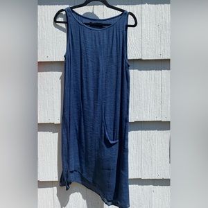 Gaya Navy Blue dress with pocket